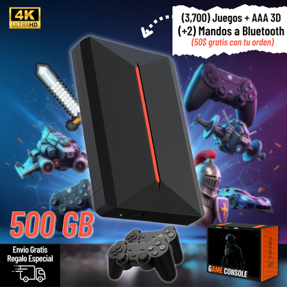 PortablePro™ - The Ultimate Retro Portable | Plug and Play | 500GB / 2TB | Premium HDD