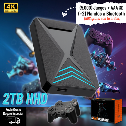 PortablePro™ - The Ultimate Retro Portable | Plug and Play | 500GB / 2TB | Premium HDD