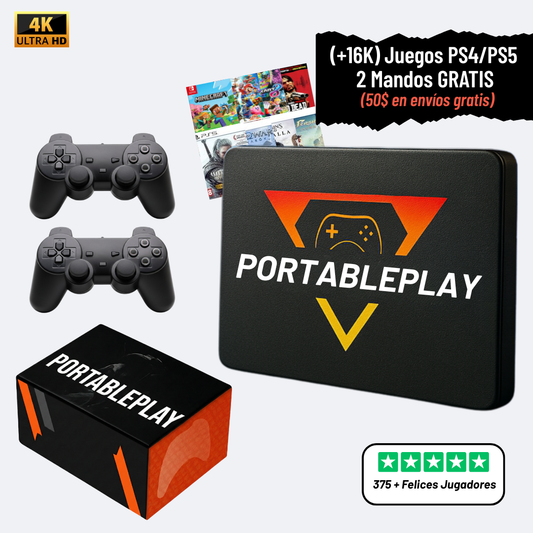 PortablePlay™ 1TB: La Estación de Juego Definitiva (16,200 Juegos + 3 Sistemas)