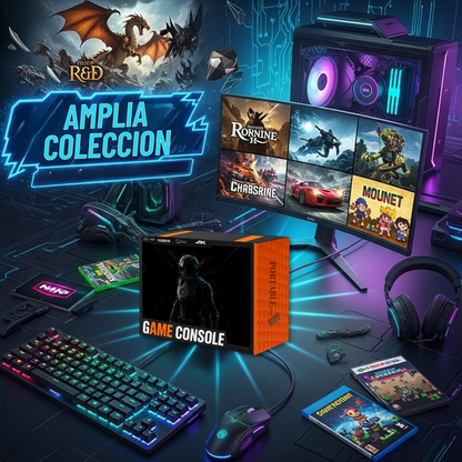 PortablePro™ - The Ultimate Retro Portable | Plug and Play | 500GB / 2TB | Premium HDD