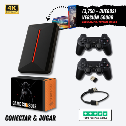 PortablePro™ - The Ultimate Retro Portable | Plug and Play | 500GB / 2TB | Premium HDD